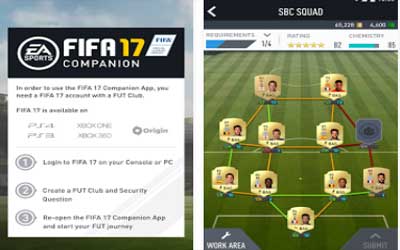 FIFA 17 Companion app is the management add-on for the game